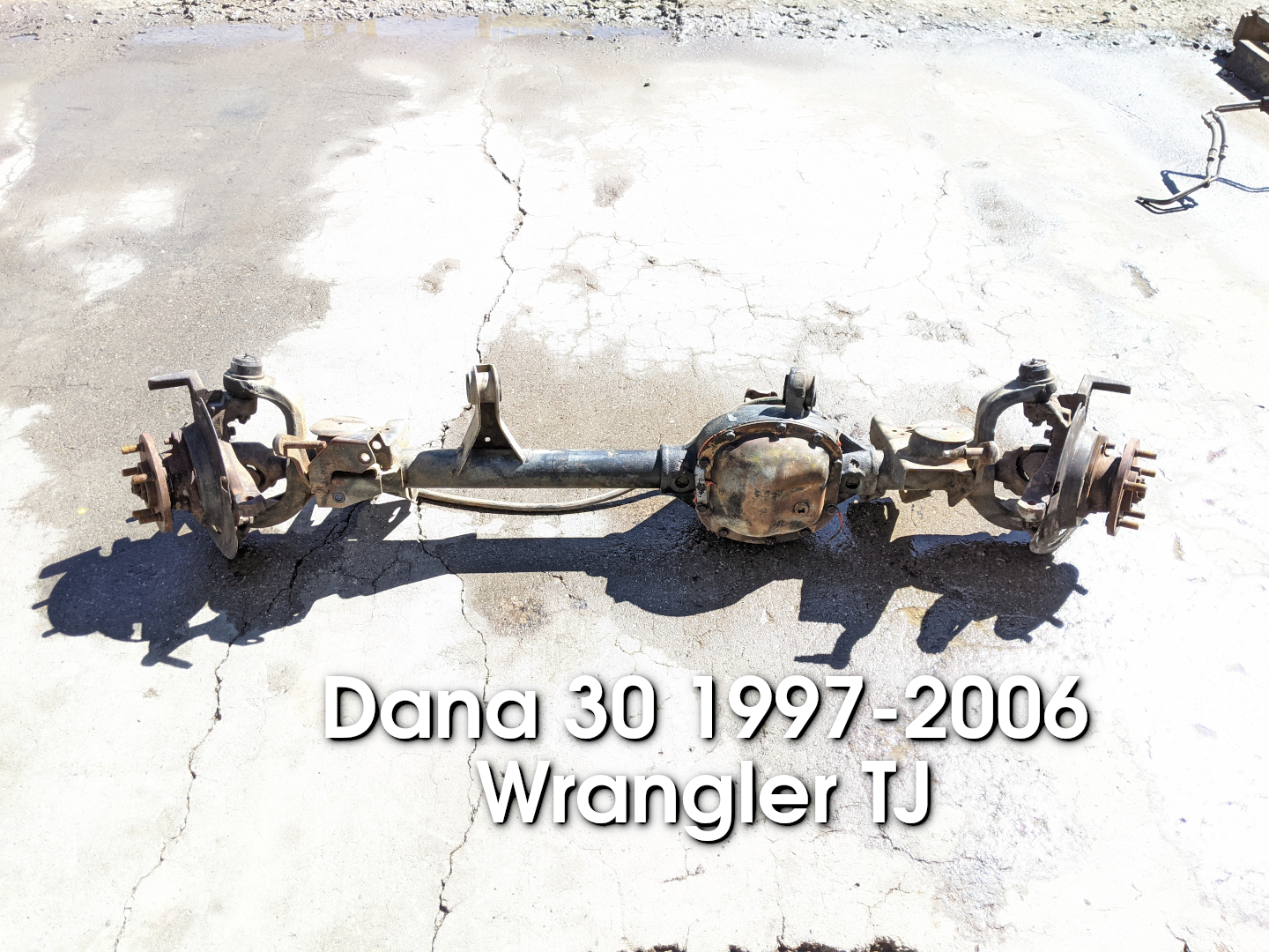Wrangler TJ LJ 3.73 Front Axle Assembly Dana 30 1997-2006