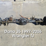 Wrangler TJ LJ 4.10 D35 Rear Axle Assembly Dana 35 1997-2006
