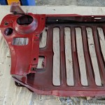 Wrangler YJ Grille Grill Headlight Mounting Panel Radiator Support Red 1987-1995 500778