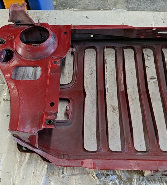 Wrangler YJ Grille Grill Headlight Mounting Panel Radiator Support Red 1987-1995 500778