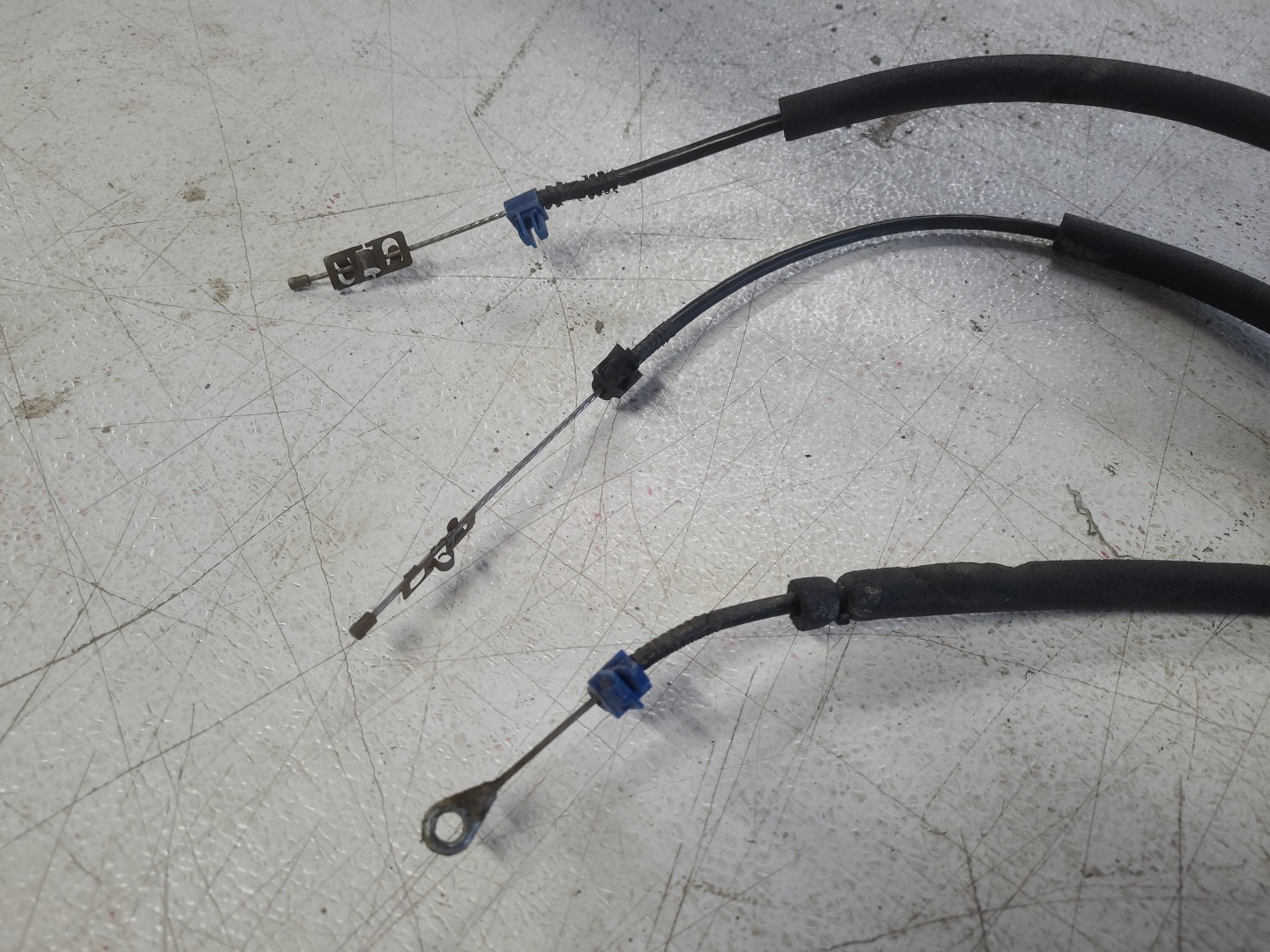 Wrangler YJ Heater Climate Temperature Control Cables to Heater Box