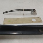 87-95 Jeep Wrangler YJ OEM Tailgate Cover Bezel and Latch P/N: 8955009-445, 55009445