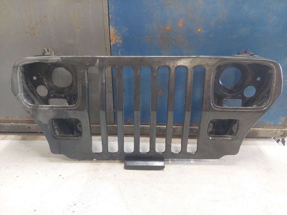 Wrangler YJ Grille Grill Headlight Mounting Panel Radiator Support Black1987-1995 501673
