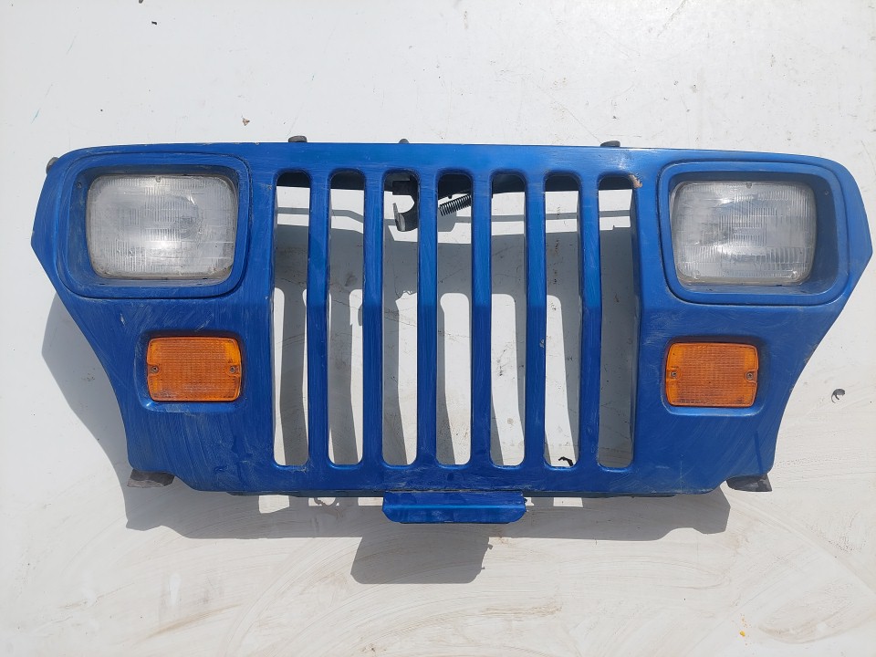 Wrangler YJ Grille Grill Headlight Mounting Panel Radiator Support Blue 1987-1995 501678