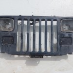 Wrangler YJ Grille Grill Headlight Mounting Panel Radiator Support Dark Gray Black 1987-1995 501679