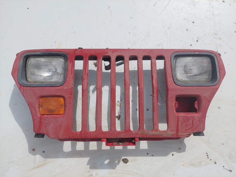 Wrangler YJ Grille Grill Headlight Mounting Panel Radiator Support Red 1987-1995 501681