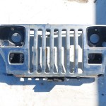 Wrangler YJ Grille Grill Headlight Mounting Panel Radiator Support Gray 1987-1995 501691