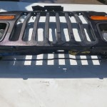 Wrangler YJ Grille Grill Headlight Mounting Panel Radiator Support Black 1987-1995 501698