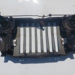 Wrangler YJ Grille Grill Headlight Mounting Panel Radiator Support Black 1987-1995 501705