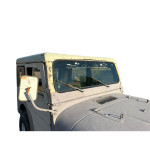 CJ5 Jeep Factory Equipped Steel Hard Top with Roll Up Glass Window Doors 1976-1983