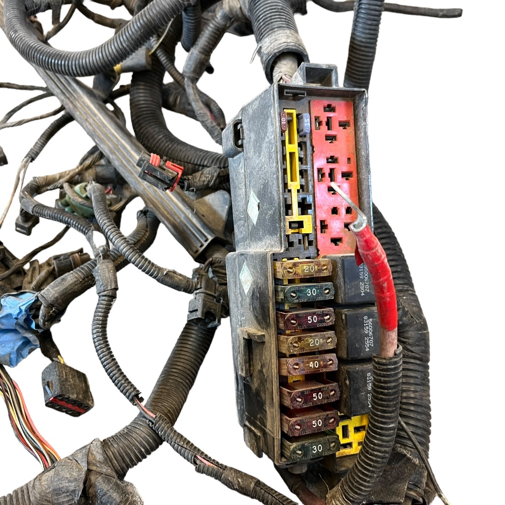 1992-1995 YJ Engine Wiring Harness 4.0L Manual - Parts Breakers - Rust