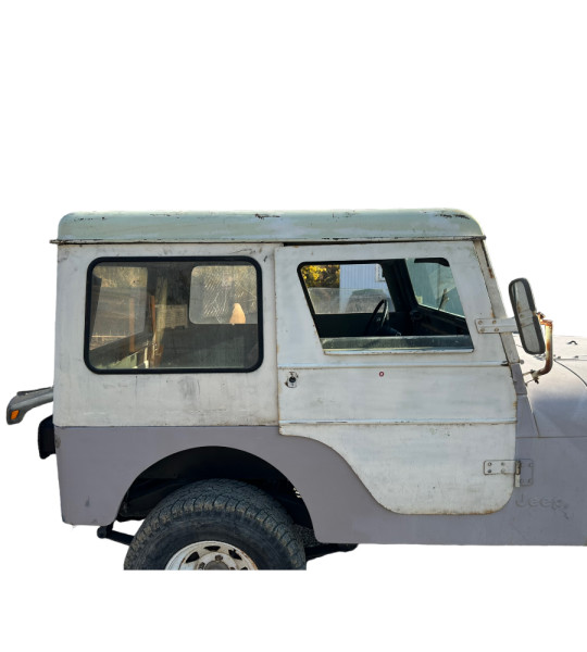 CJ5 Jeep Factory Equipped Steel Hard Top with Roll Up Glass Window Doors 1976-1983