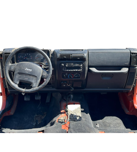 2003-2006 Jeep Wrangler TJ Black Agate Dash Panel with Air Bag