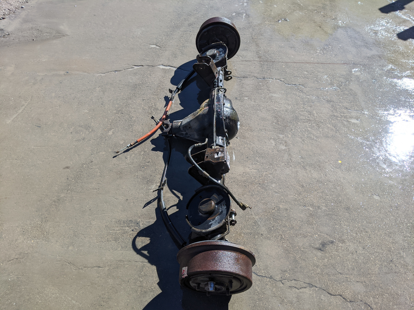 Wrangler TJ LJ 4.10 D35 Rear Axle Assembly Dana 35 1997-2006 - Parts ...
